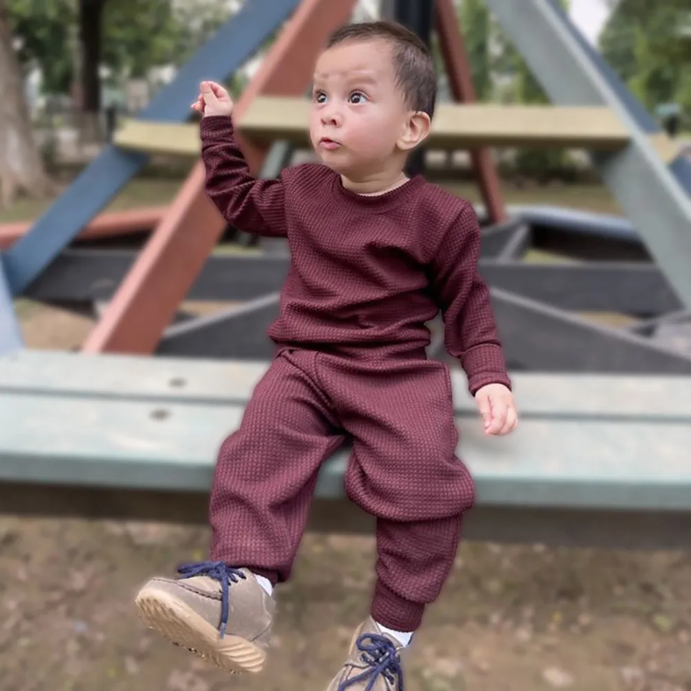 12 Mahroon Kids Sweatsuits - Image 1