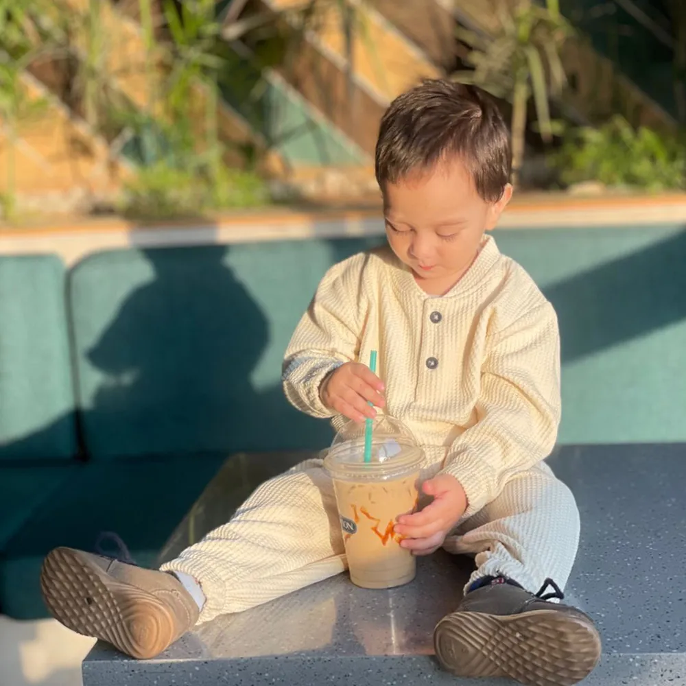 17a Cream Kids Sweatsuits - Image 1